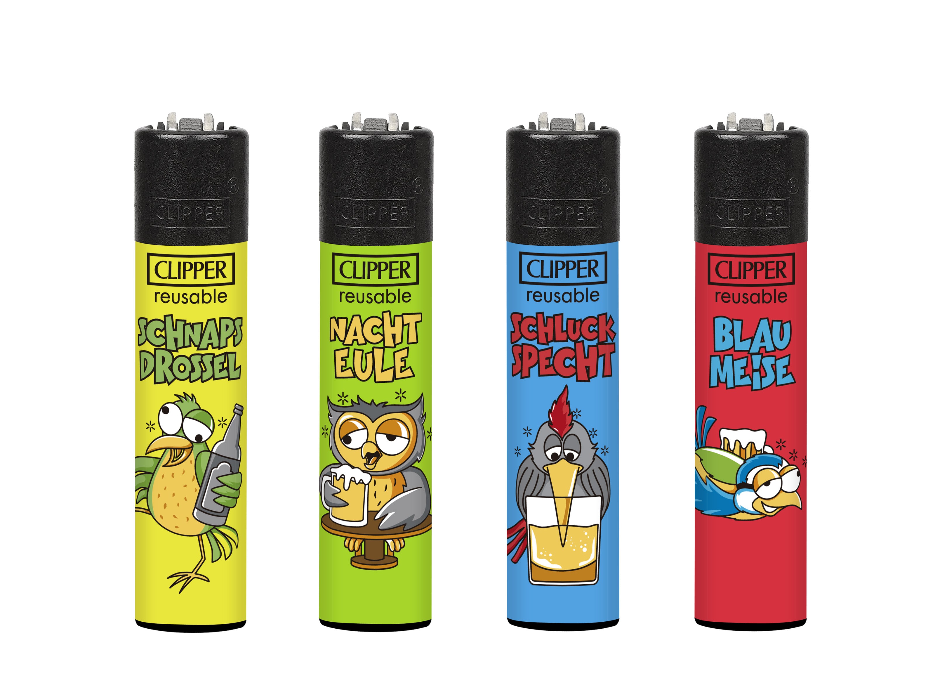 CLIPPER® | Oiseau - lot de 4 