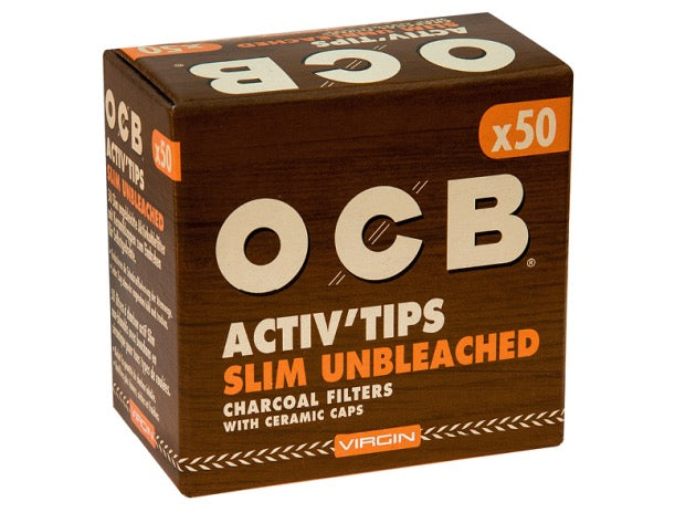 OCB® | Virgin - activated carbon filter - Ø 7mm (50 pieces)