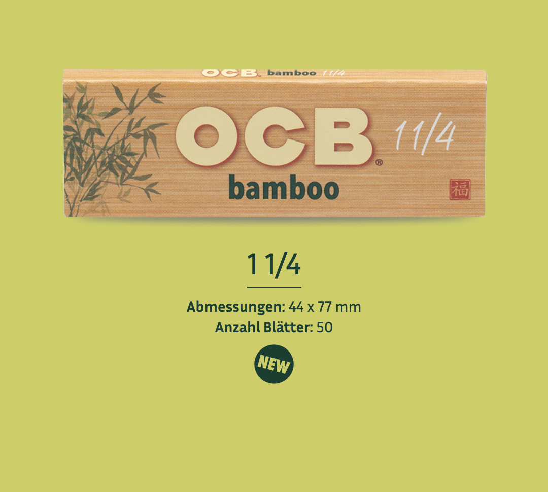 OCB® | Livret - Bambou (Vegan)