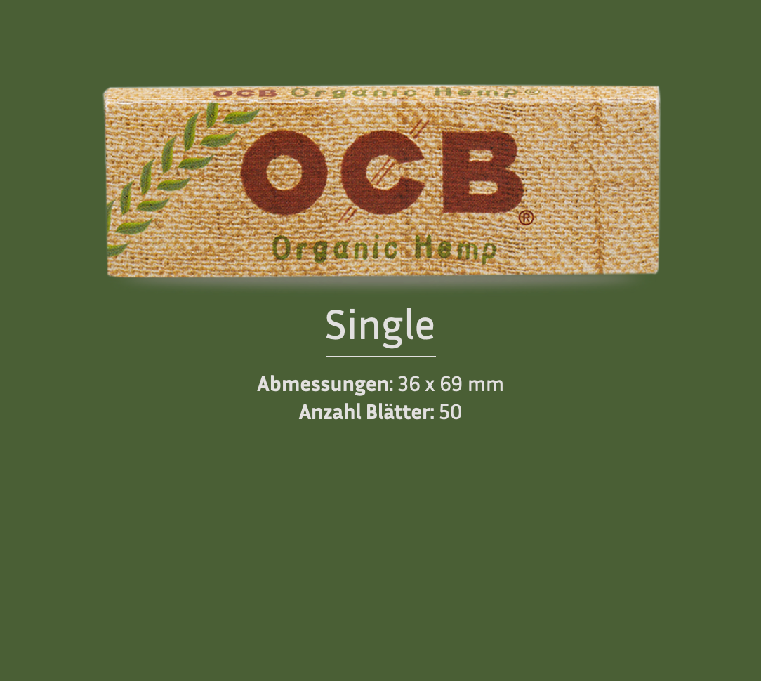 OCB® | Booklet - Organic Hemp (Vegan) 