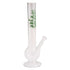 Green Leaf Straight Glasbong 30 cm mit grünem Blattdesign​