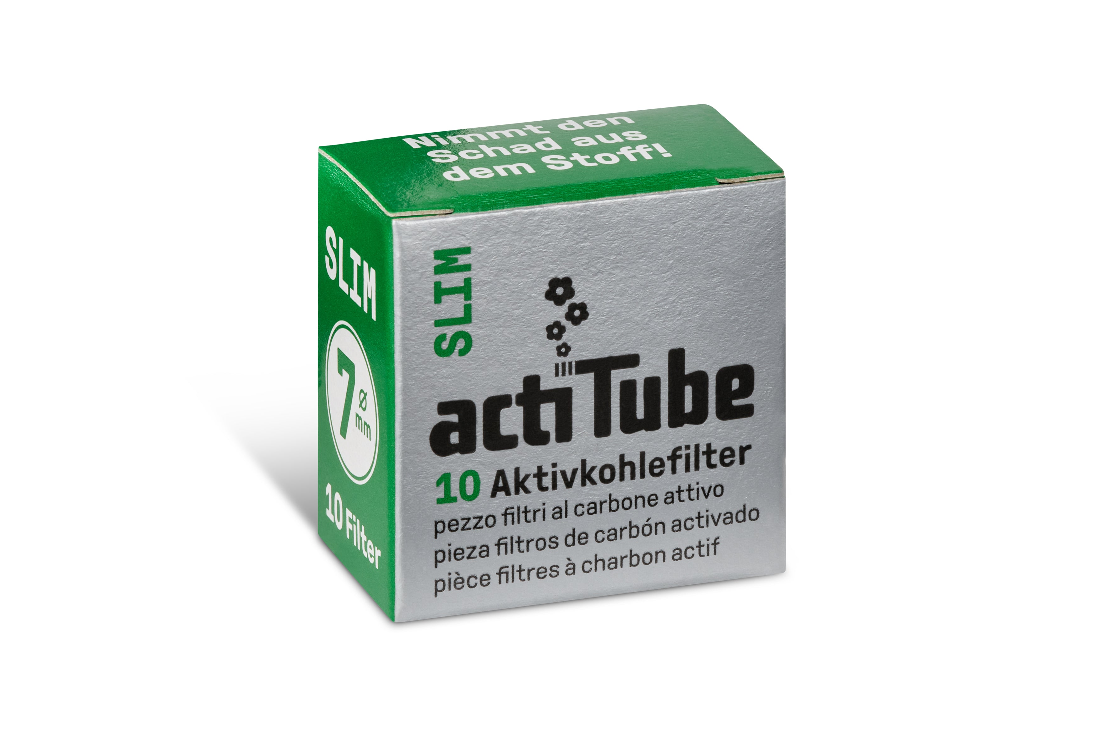 ActiTube® | Activated carbon filter - Ø 7mm (50 pieces) 